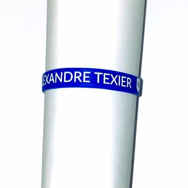 Bracelet bleu foncé Alexandre Texier